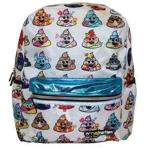 Accessory Innovations Emoji Poop Happens 16" Backpack Emojination Bookbag
